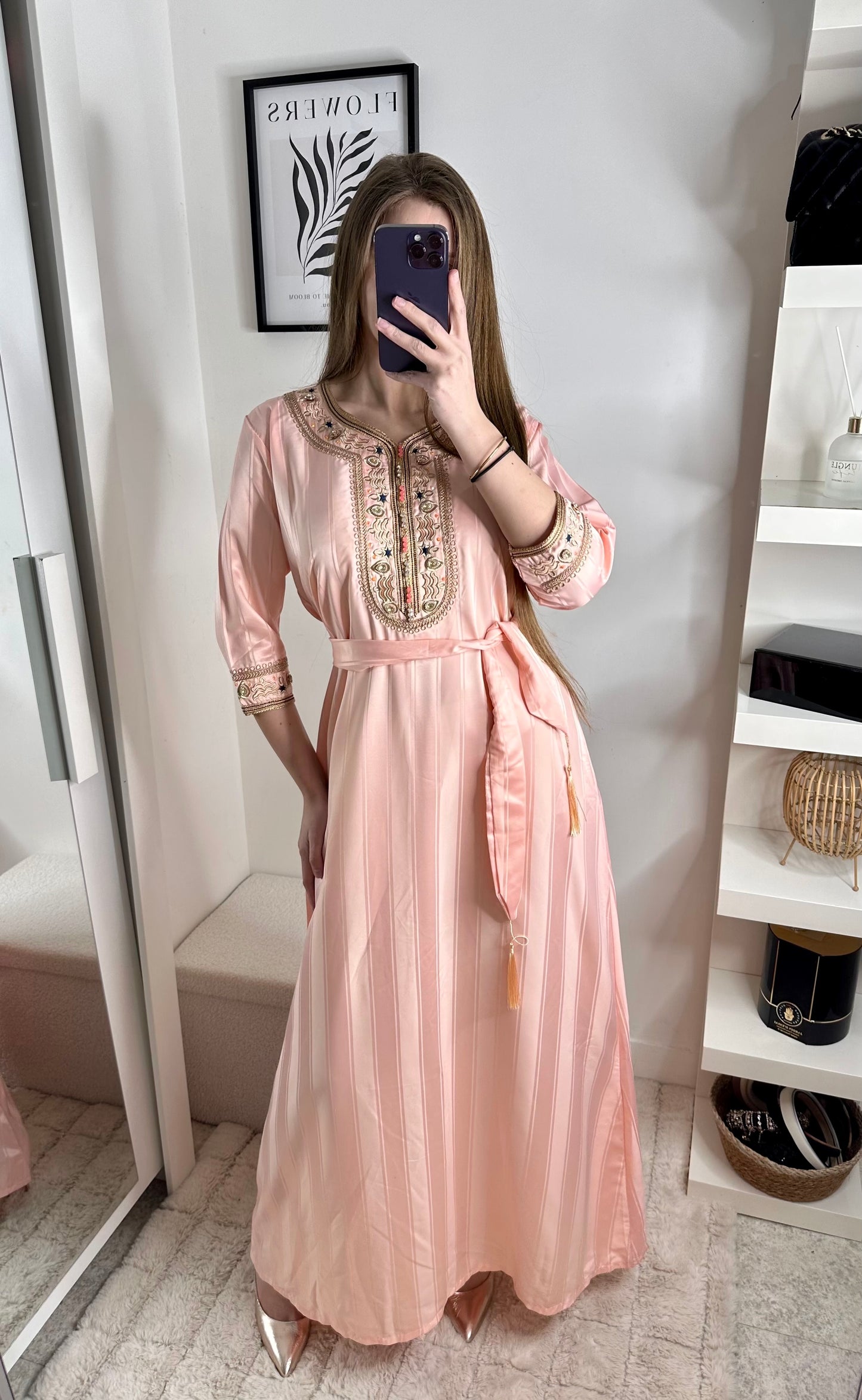 Caftan Jawara saumon