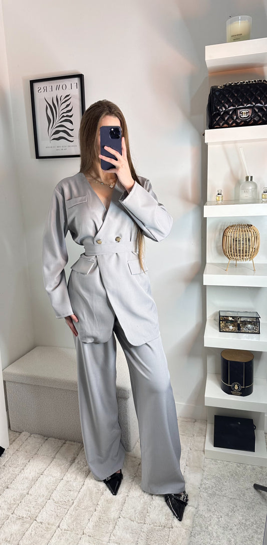 Ensemble classique gris claire