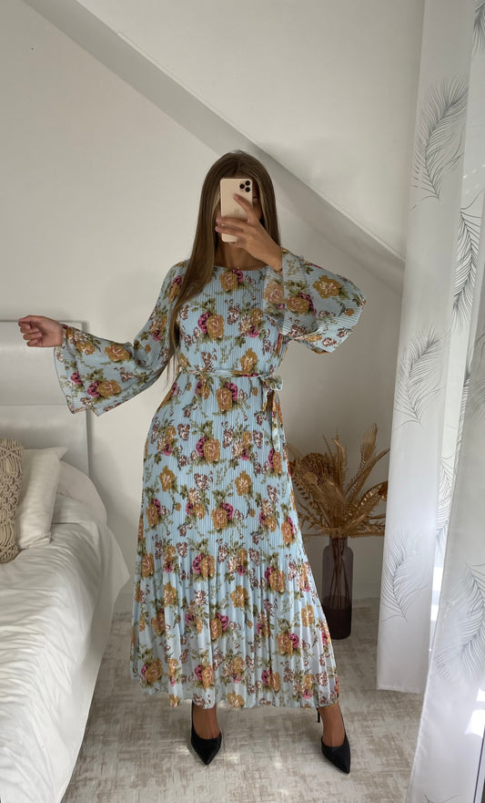 Robe intissar bleu  claire