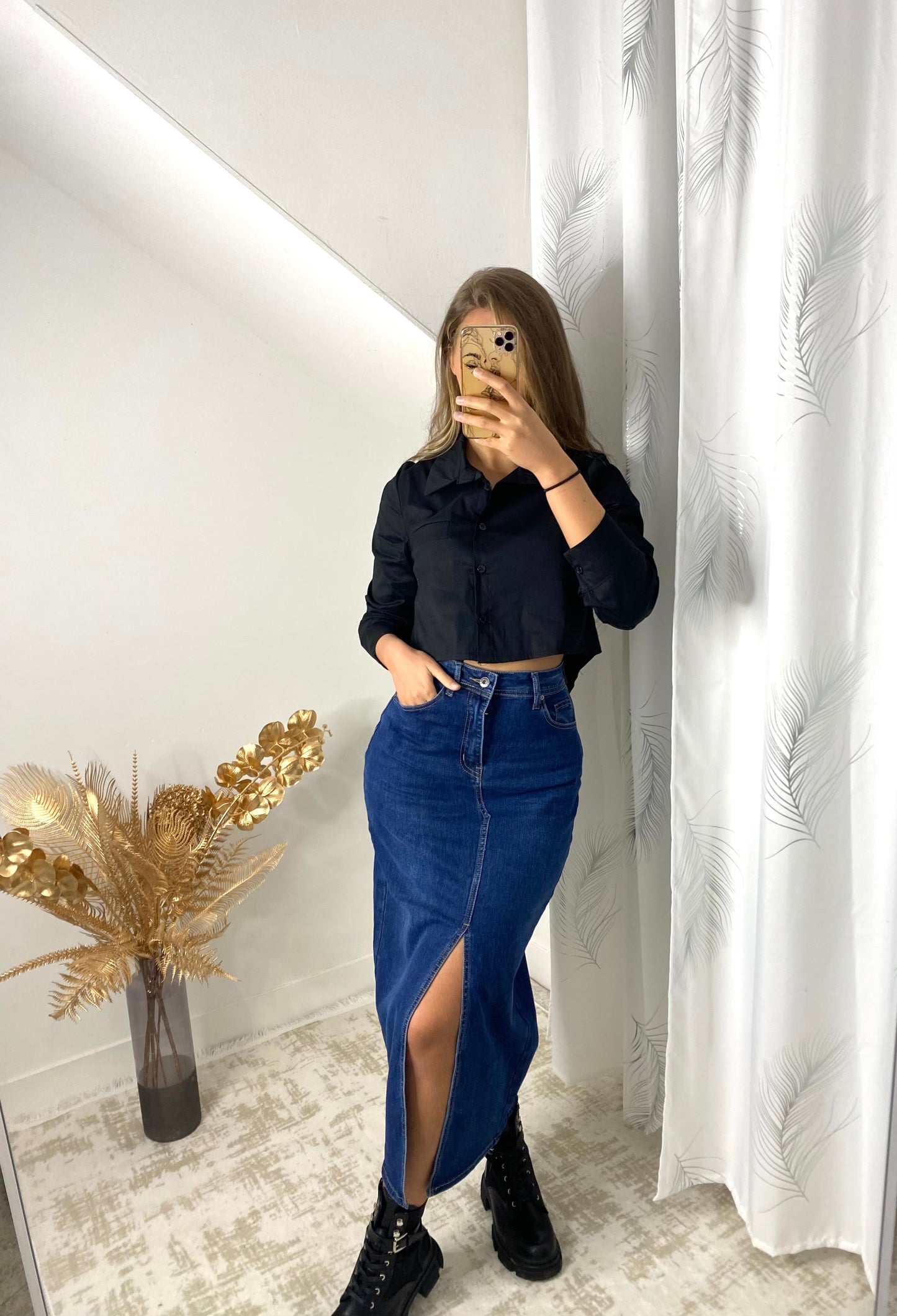 Jupe en jeans