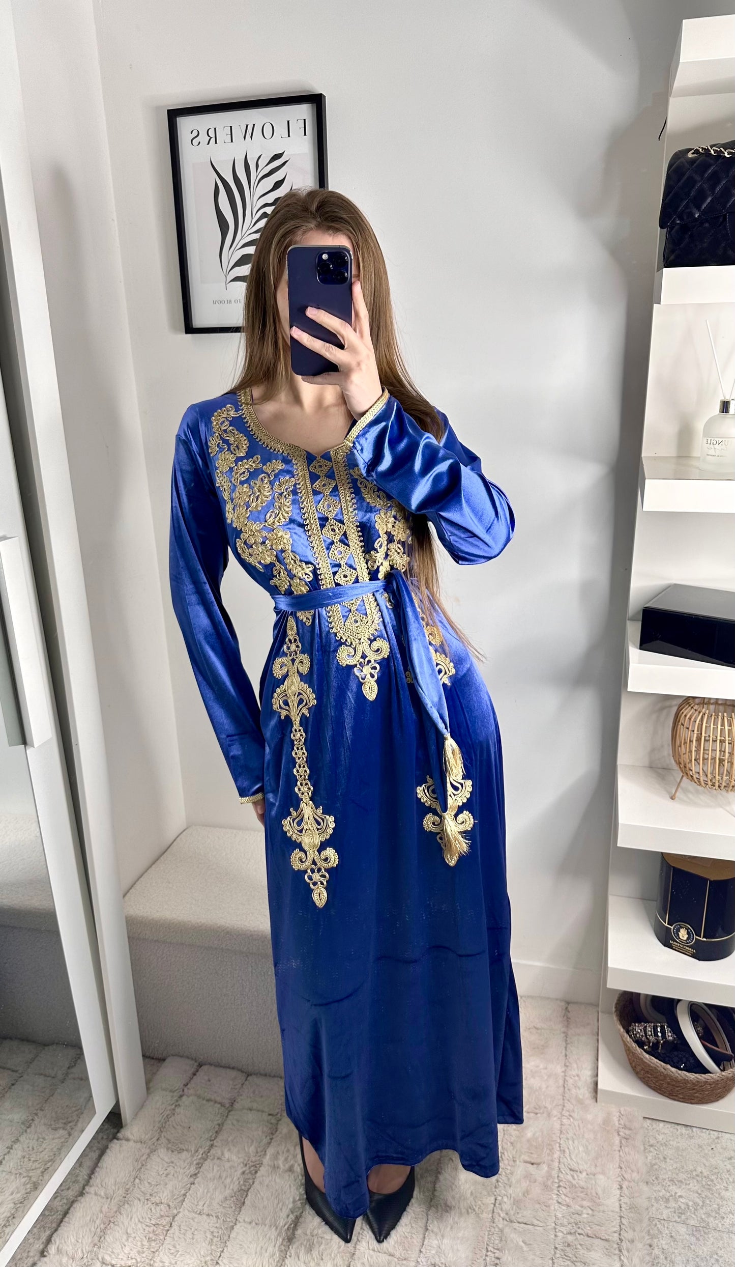 Caftan Oran bleu