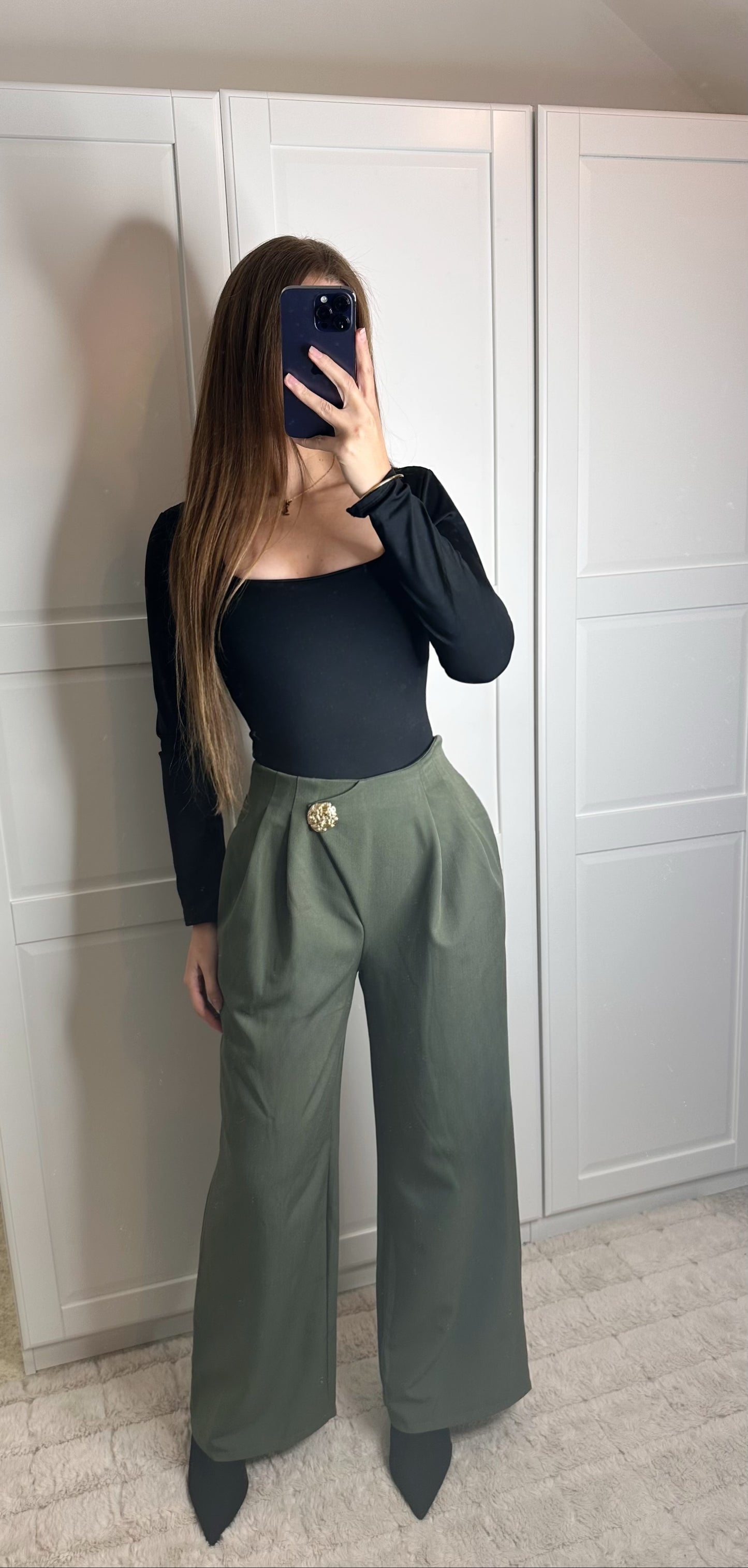 Pantalon capucine kaki