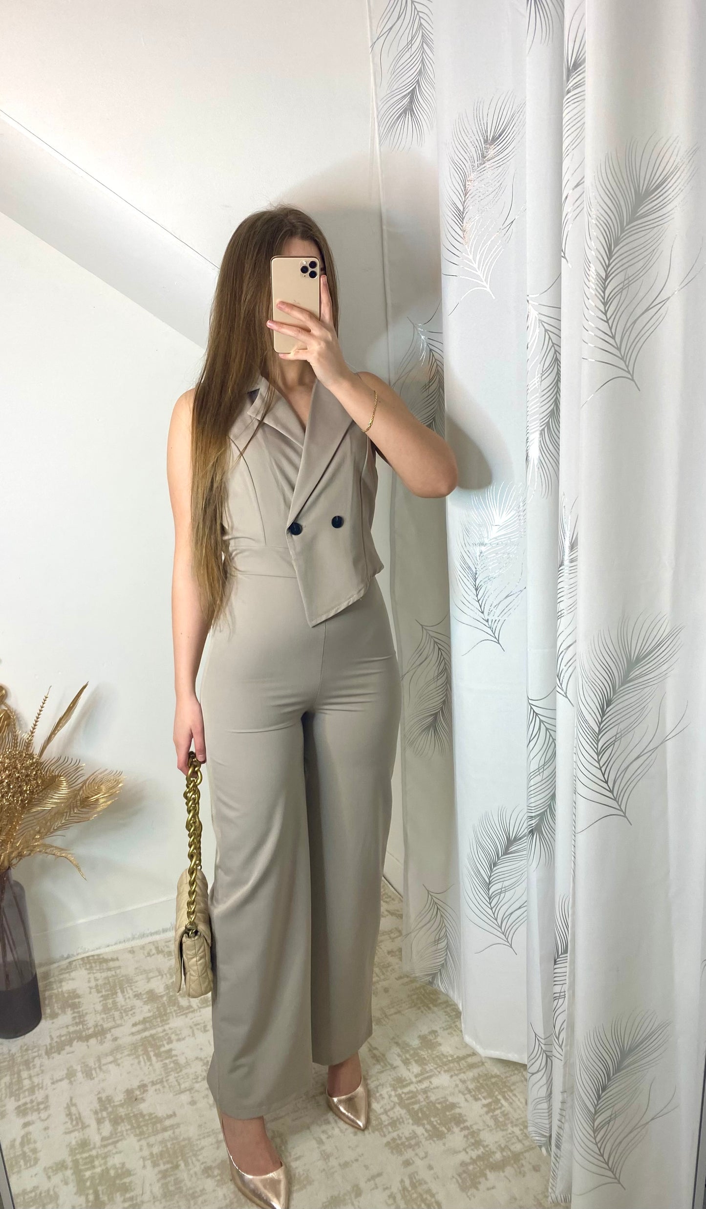 Combinaison taupe classique