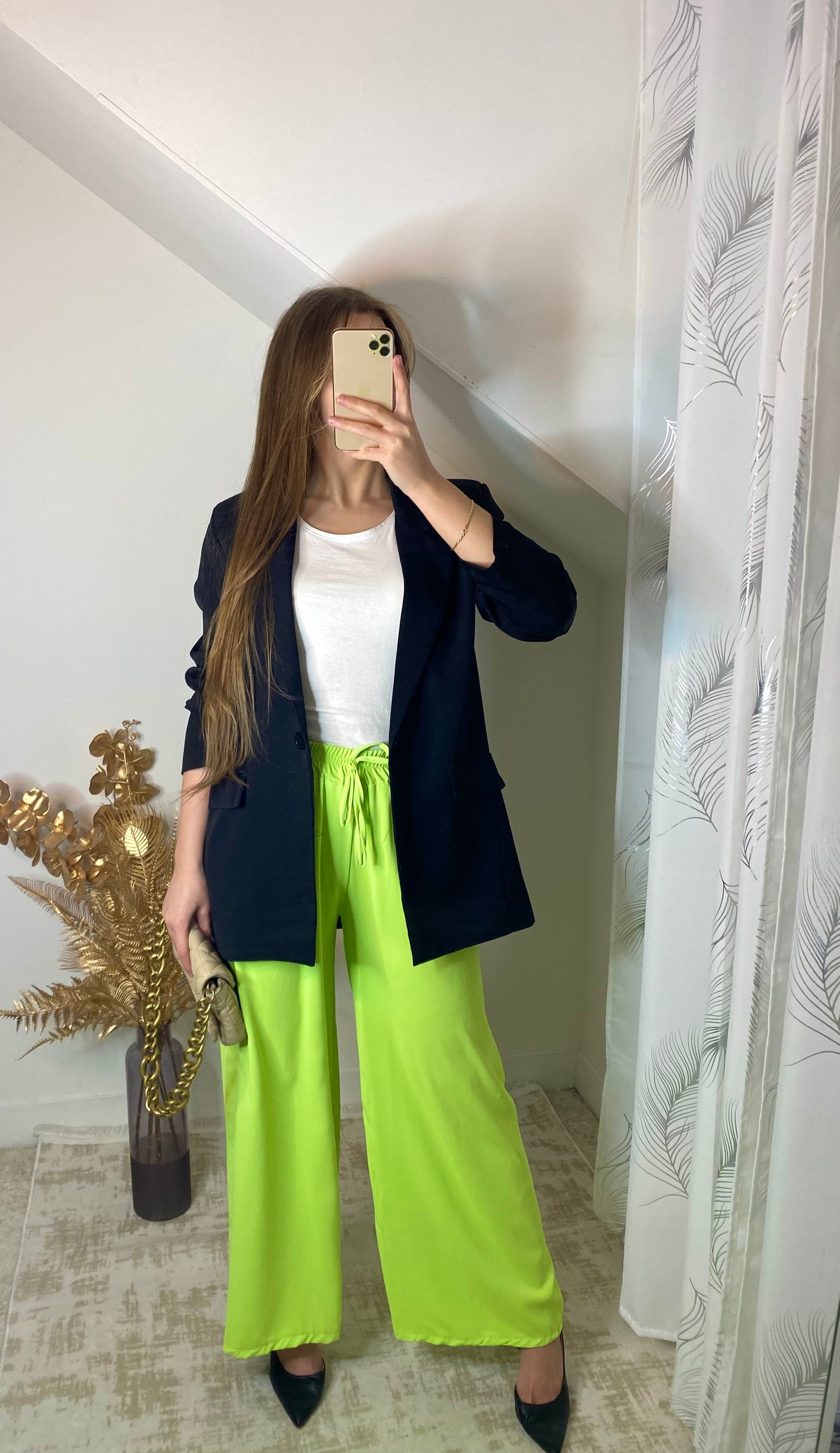 Pantalon Romy vert claire