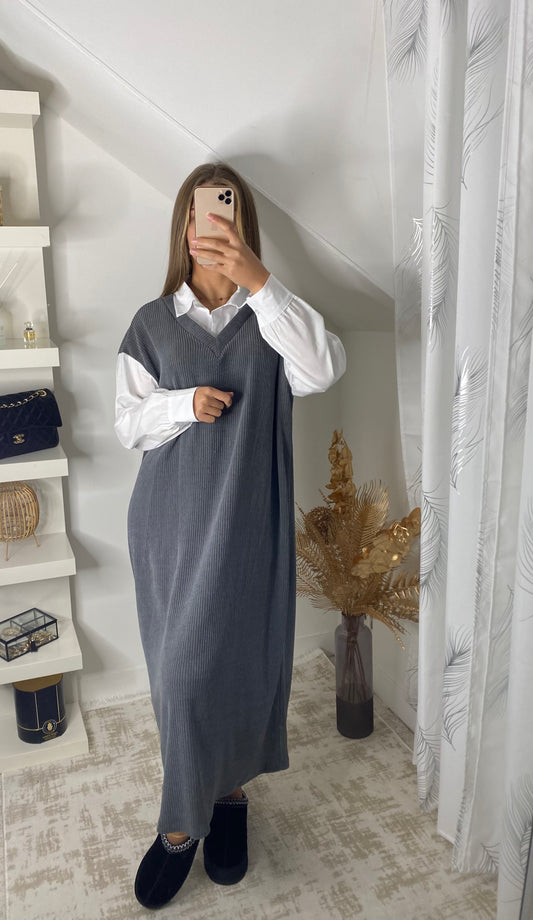 Robe Elsa gris