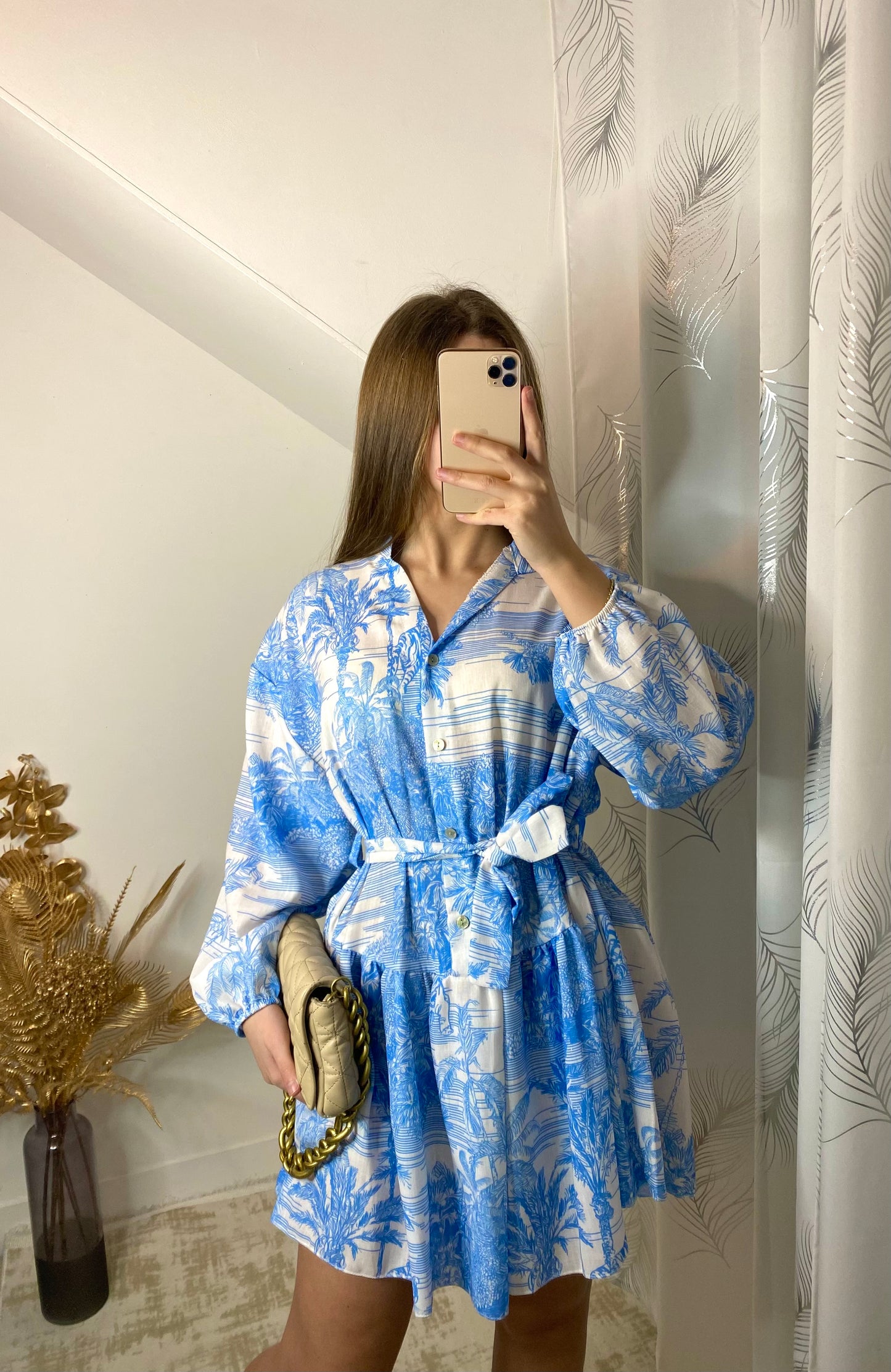 Robe alba bleu claire