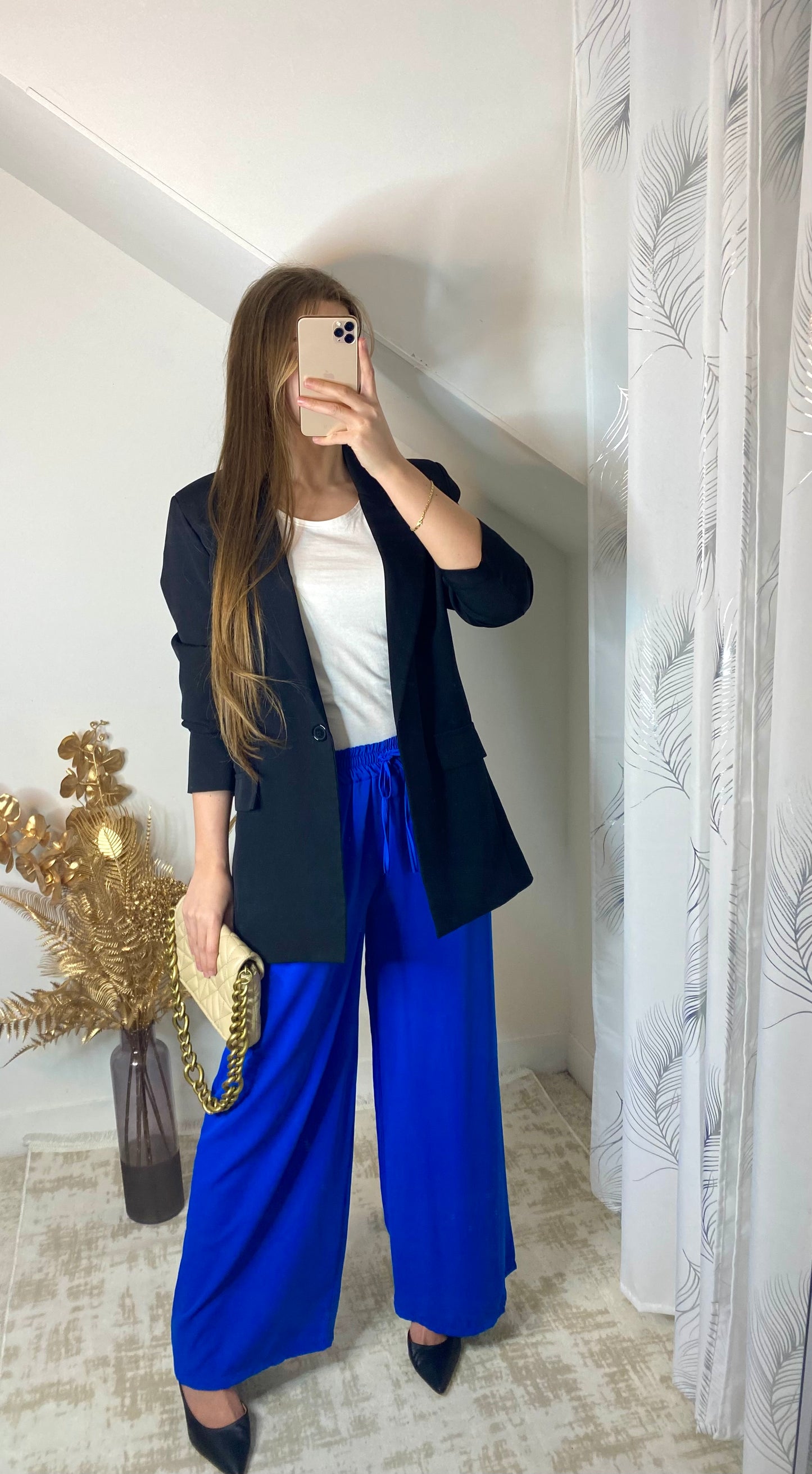 Pantalon Romy bleu foncé