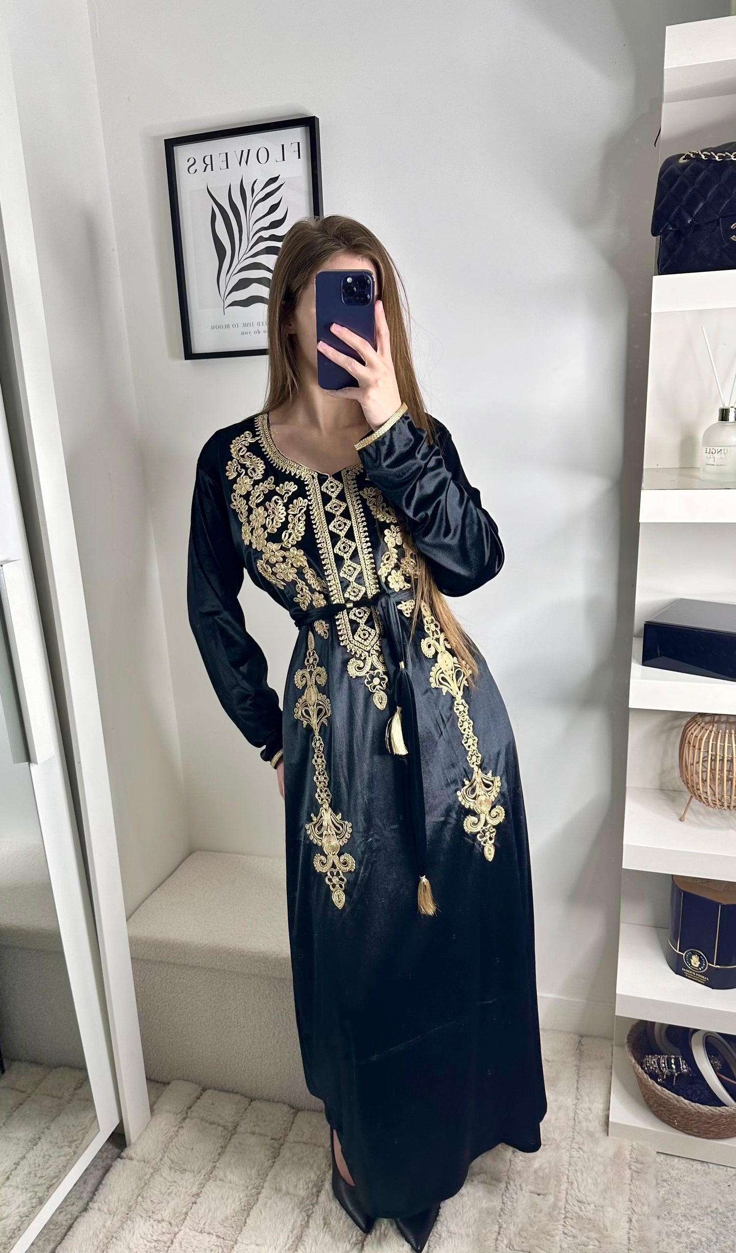 Caftan Oran noir