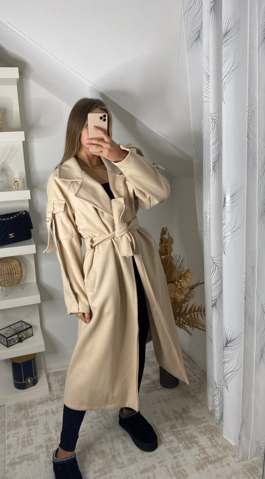 Manteau Lรฉana beige