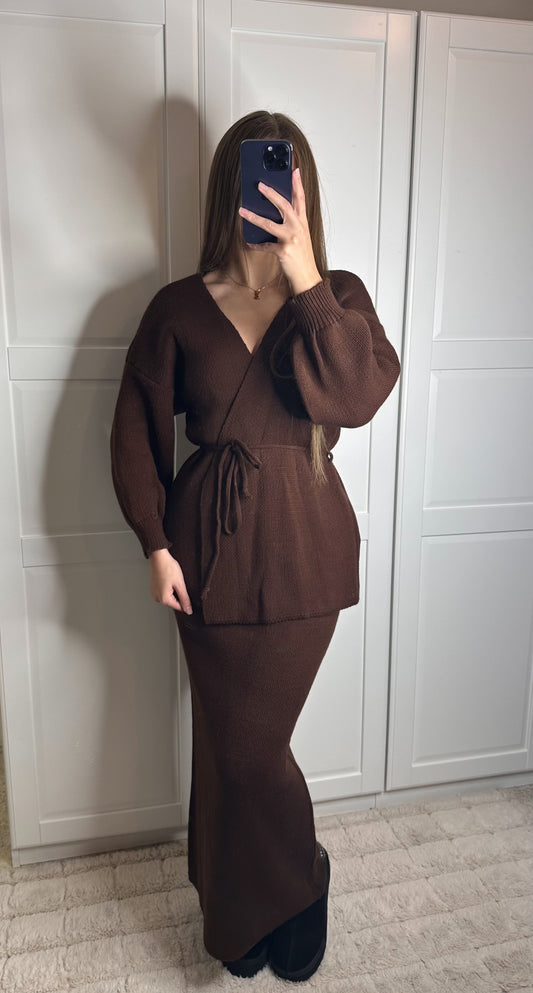 Ensemble Dania marron