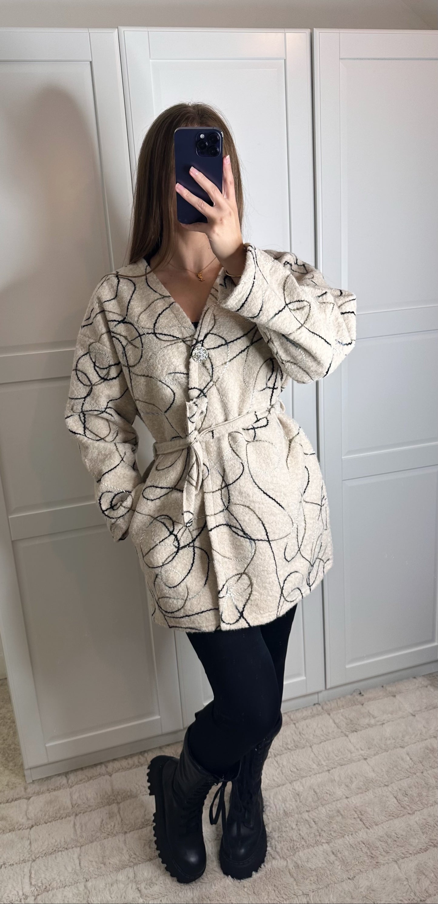 Veste Lila blanc cassé