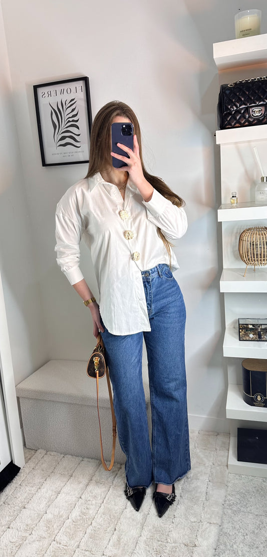 Chemise Broche Dorée