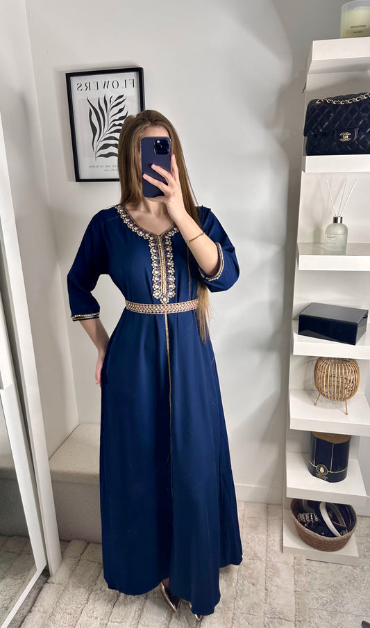 Caftan célia Marine