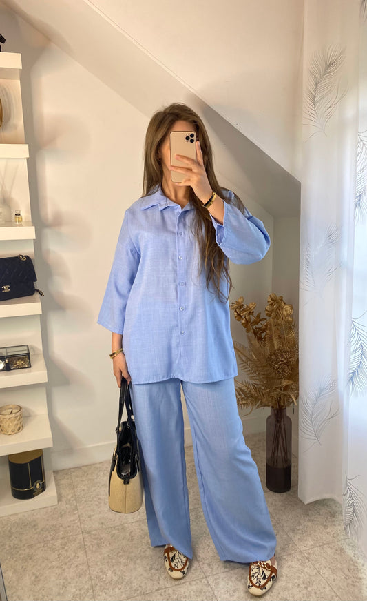Ensemble Nora bleu