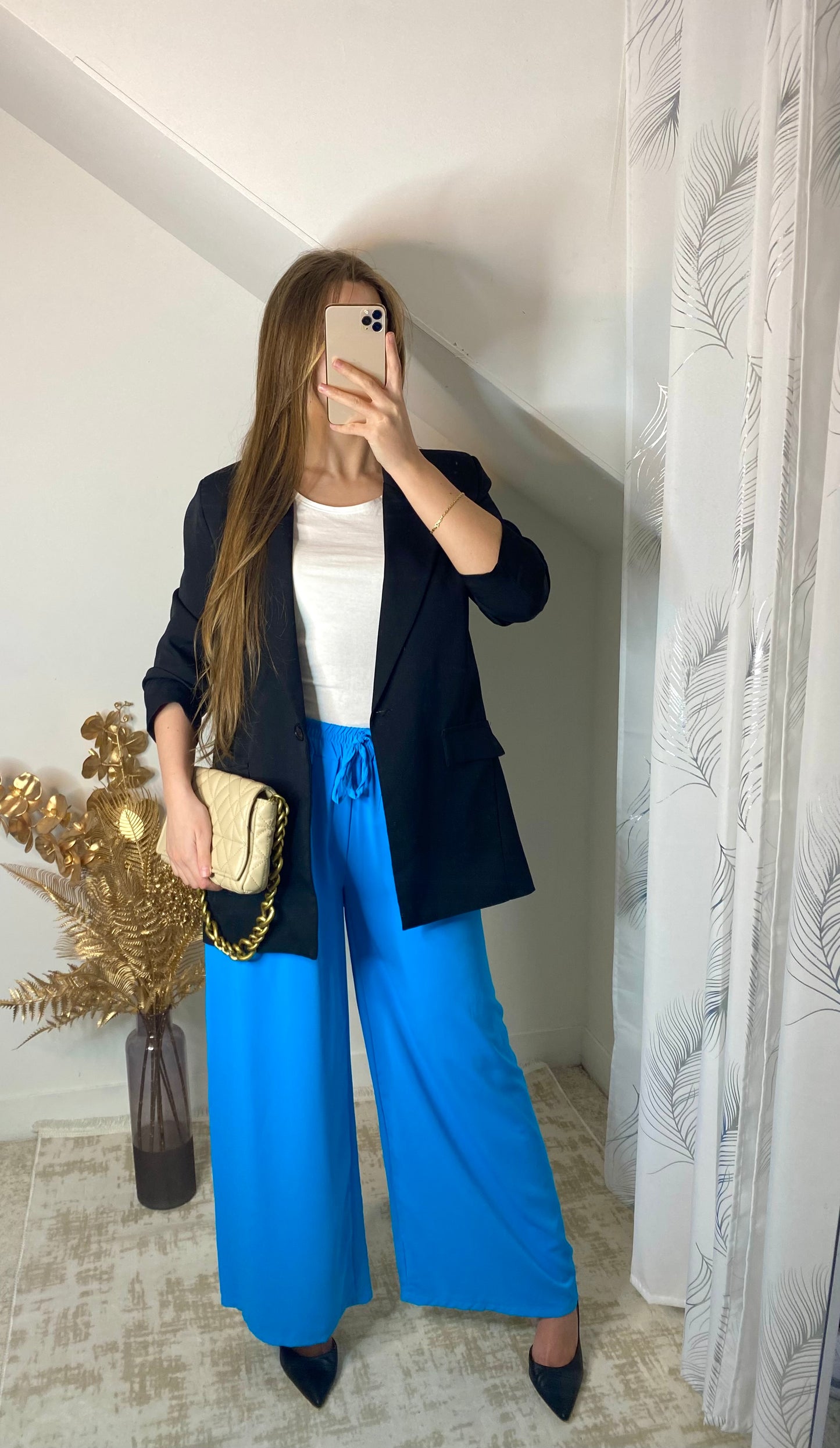 Pantalon Romy bleu