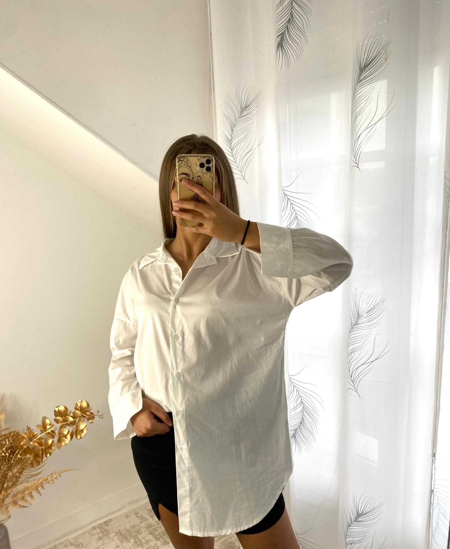 Chemise oversize blanche