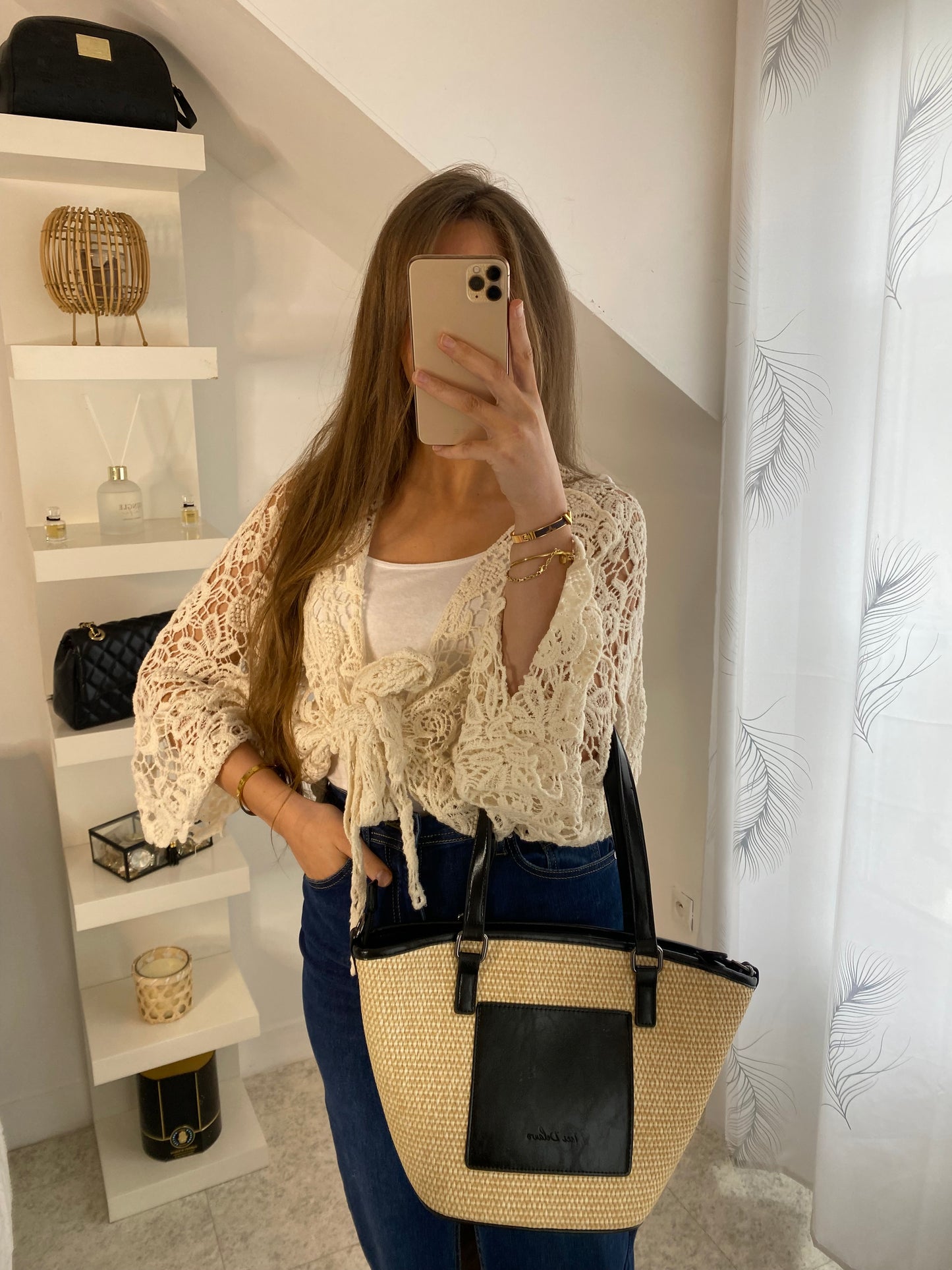 Sac à main St Tropez Noir