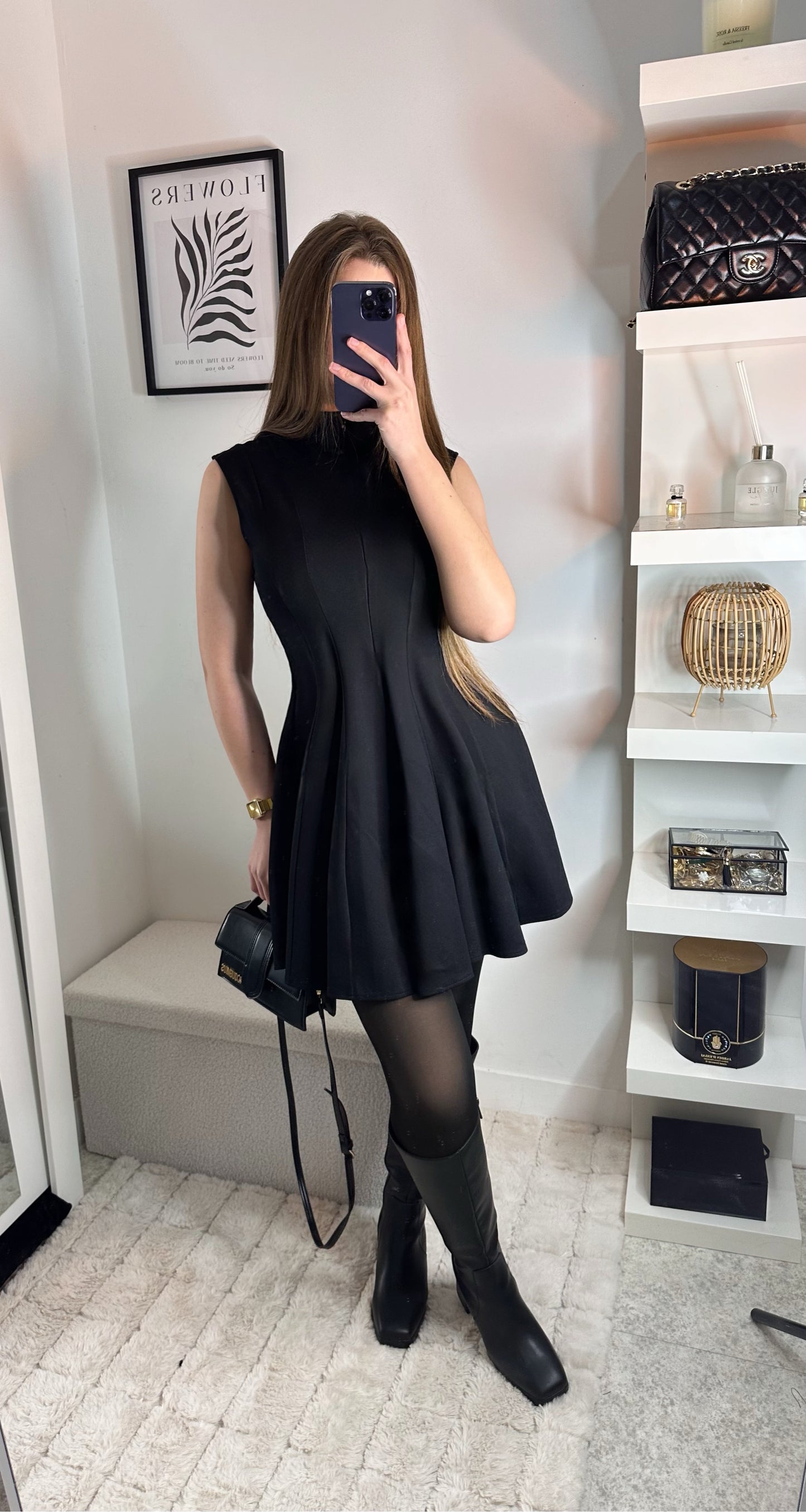 Robe Yasmine noir