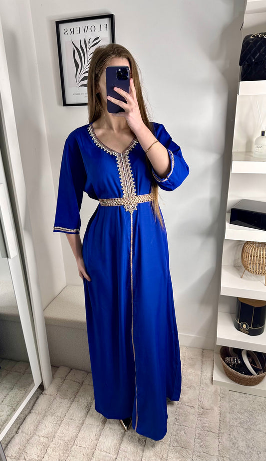 Caftan Kamila Bleu roi