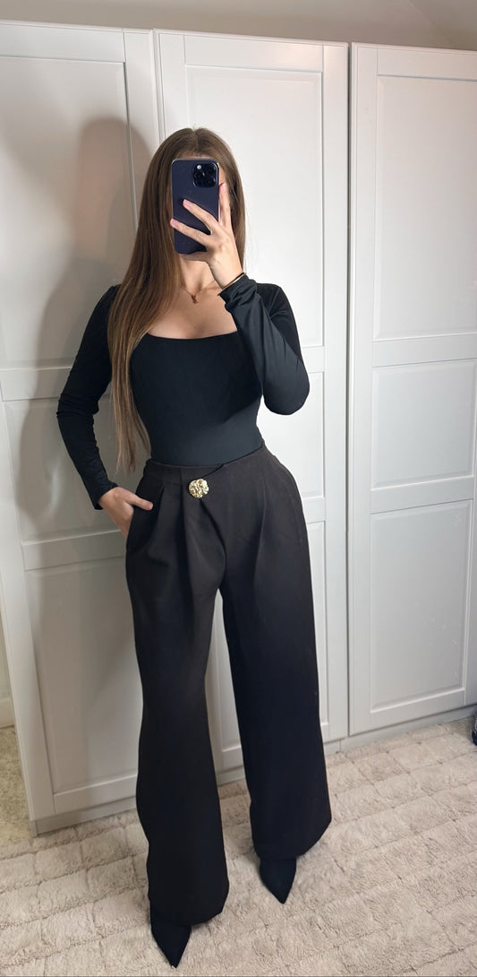 Pantalon capucine marron