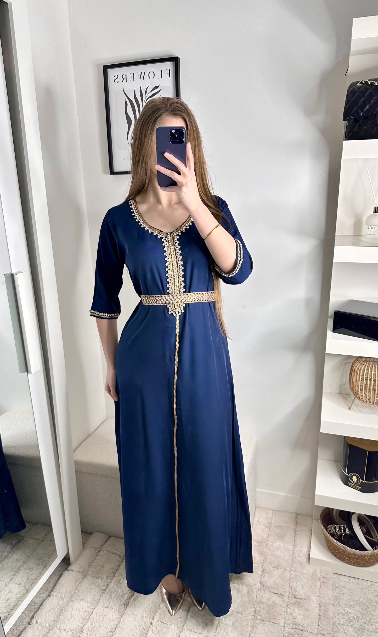 Caftan Kamila bleu